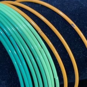 12 Sari Indian/Pakistani Bollywood Bangle Bracelets metal Costume Jewelry 2.75”